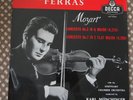 FERRAS & MUNCHINGER Orig Decca LXT 5044 MOZART: Concerto 3 & 7 UK-55 NM