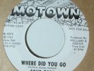 Soul 45 FOUR TOPS where did you go ask the lonely MOTOWN listen PROMO