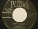 REVEREND CLEOPHUS ROBINSON Shout,Shout/God's Love 45 Peacock gospel