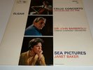 ELGAR CELLO CONCERTO - JACQUELINE DU PRE (ASD 655) SEMI CIRCLE - LP