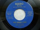 BUD HARPER 45 'WOMAN I LOVE' USA SARG KILLER 1961 TEXAS R&B BLUES DEEP SOUL VG++