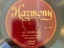 HARMONY 245-H University Six/Original Indiana Five 78rpm St. Louis Hop TESTED