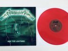 Metallica Ride The Lightning Green Cover RED Bernett Vinyl LP,No cd Promo Signed