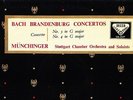SXL 2127 WBG ED1 UK - BACH - BRANDENBURG CONCERTOS 3 & 4 - MUNCHINGER NM