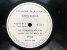 THE CHARLESTON CHASERS ON RARE 1930 COLUMBIA TELE-FOCAL RADIO TRANSCRIPTION 78