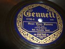 BOB RICKETTS BAND - GENNETT 78 RPM - MEAN MEAN MAMMA / KEEP DADDY HOME - LISTEN