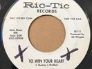 northern soul 45 LAURA LEE To Win Your Heart   Ric-Tic DJ
