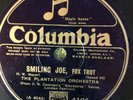 Columbia 4185 Plantation Orchestra (JOHNNY DUNN ) Smiling Joe1926 78 rpm JAZZ E-