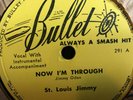 ST. LOUIS JIMMY ODEN BULLET 291 BLUES 78 RPM E+