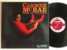 CARMEN MCRAE Book of Ballads Kapp VG++ Jazz Vocal LP
