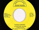 Funk/Deep Soul 45 - Nadine Brown - Leave Me Alone - Perfection - mp3 - rare