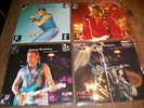 JOHNNY HALLYDAY RARE SERIE COMPLETE DE 4 PICTURES  PARC DES PRINCES ETAT NEUF
