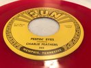 CHARLIE FEATHERS Peepin Eyes SUN 503 RED VINYL '73 repro NM ROCKABILLY