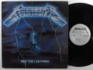 METALLICA Ride The Lightning MEGAFORCE LP NM/VG++
