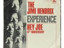 THE JIMI HENDRIX EXPERIENCE Hey Joe / 51st Anniversary PROMO 45 PICTURE SLEEVE