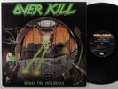 OVER KILL Under The Influence MEGAFORCE/ATLANTIC LP VG++