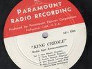 Elvis Radio Spot Announcements Paramount Rec KING CREOLE  12
