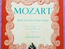 MOZART piano sonatas LAZARE-LEVY   French LP  DUCRETET THOMSON LP 8518