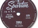 ROCK 78 TEQUILA original The CHAMPS Tequila / Train to Nowhere SPARTAN nice