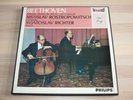 BEETHOVEN 2 LP BOX - RICHTER / SONATAS FOR PIANO & CELLO / NL STEREO in MINT-