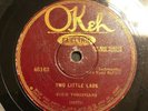 COUNTRY FOUR VIRGINIANS Okeh 45163 2 Little Lads/One is My Mother V