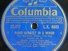 Serkin+Busch SQ. Brahms (Piano quartet op. 25). Col LX 8685-9 (5). NM(-)