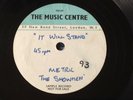 UNRELEASED UK 1962/4 DEMO ACETATE by THE SHOWMEN + SONS OF FRED, NORTHERN SOUL