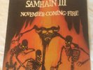 Samhain III November Coming Fire vinyl glenn Danzig RARE eerie von htf