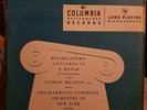Columbia ML 4001 Mendelssohn Concerto Nathan Milstein Bruno Walter