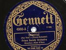 Friars Society Orchestra GENNETT 4966 V+ PRE WAR JAZZ 78