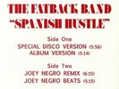 THE FATBACK BAND Spanish Hustle (Joey Negro Remixes) 12