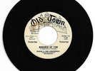 DOO WOP 45 ERLENE/GIRLFRIENDS BECAUSE OF YOU ON OLD TOWN VG+ ORIGINAL PROMO