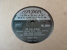 THE FIVE SATINS TO THE AISLE / WISH I HAD MY BABY 1957 LONDON 78 RPM HL.8501 EX+