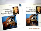 BACH REINE FLACHOT SUITES FOR CELLO SOLO VOL. 1 - 6 SAPHIR INTERCORD  2 LP  MINT