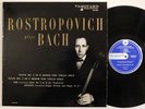 ROSTROPOVICH Plays Bach Cello Suite 2, 5 VANGUARD VRS 6026 EX