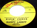 AUTOGRAPHED SLEEPY LABEEF 45 On CRECENT RECORDS   RIDIN' FENCE 
