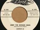 Johnny-O Meet The Bongo Man/Don't Run 1959 Dore 519 promo 45 EX Beatnik HEAR