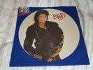 Michael Jackson' Bad' Rare Pepsi promo picture disc vinyl LP VGC