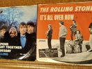 2 Rolling Stones 45s in picture sleeves It's all over now. Let's spend the night
