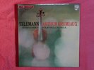 ARTHUR GRUMIAUX 'TELEMANN 12 FANTASIES POUR VIOLON SEUL' 1ST . PHILIPS.MINT