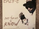 Eazy-E Just Tah Let U Know Vinyl Lp Single