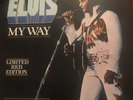 ELVIS America / My Way Picture Sleeve - Red Edition - 45 RPM RED VINYL RECORD