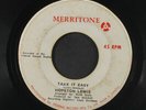 HOPETON LEWIS: Take It Easy / Why Must I Cry 45 (Jamaica, light lbl wear)