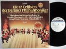 12 CELLISTS BERLIN PHILHARMONIC VOL.1 Villa Lobos, Xenakis TELEFUNKEN