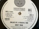 Gravy Train LP Ballad of a peaceful man UK Vertigo Swirl 1st press SUPERB AUDIO