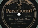 PRE WAR BLUES   Blind Lemon Jefferson : Black Snake Moan   Paramount 12407   78