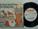 BRUCE SPRINGSTEEN Santa Claus is Comin' to Town PROMO 45 with picture sleeve