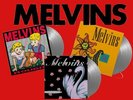 Melvins Houdini, Stag ,Stoner Witch 3LP Limited SILVER COLORED Vinyl Bundle, #'d