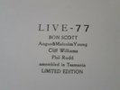 ac/dc lp rare live 1977 limited +insert