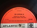 Led Zeppelin LP 3 UK Atlantic plum 1st press Pete grant credit WWWWW